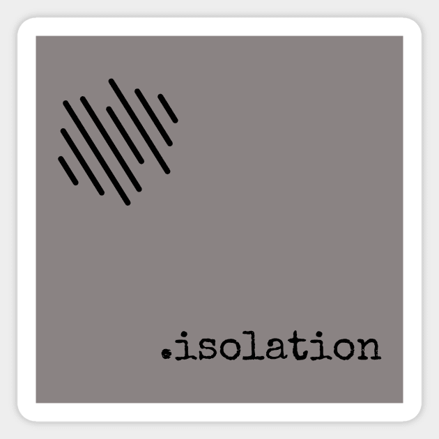 Isolation Sticker by DePsychologist